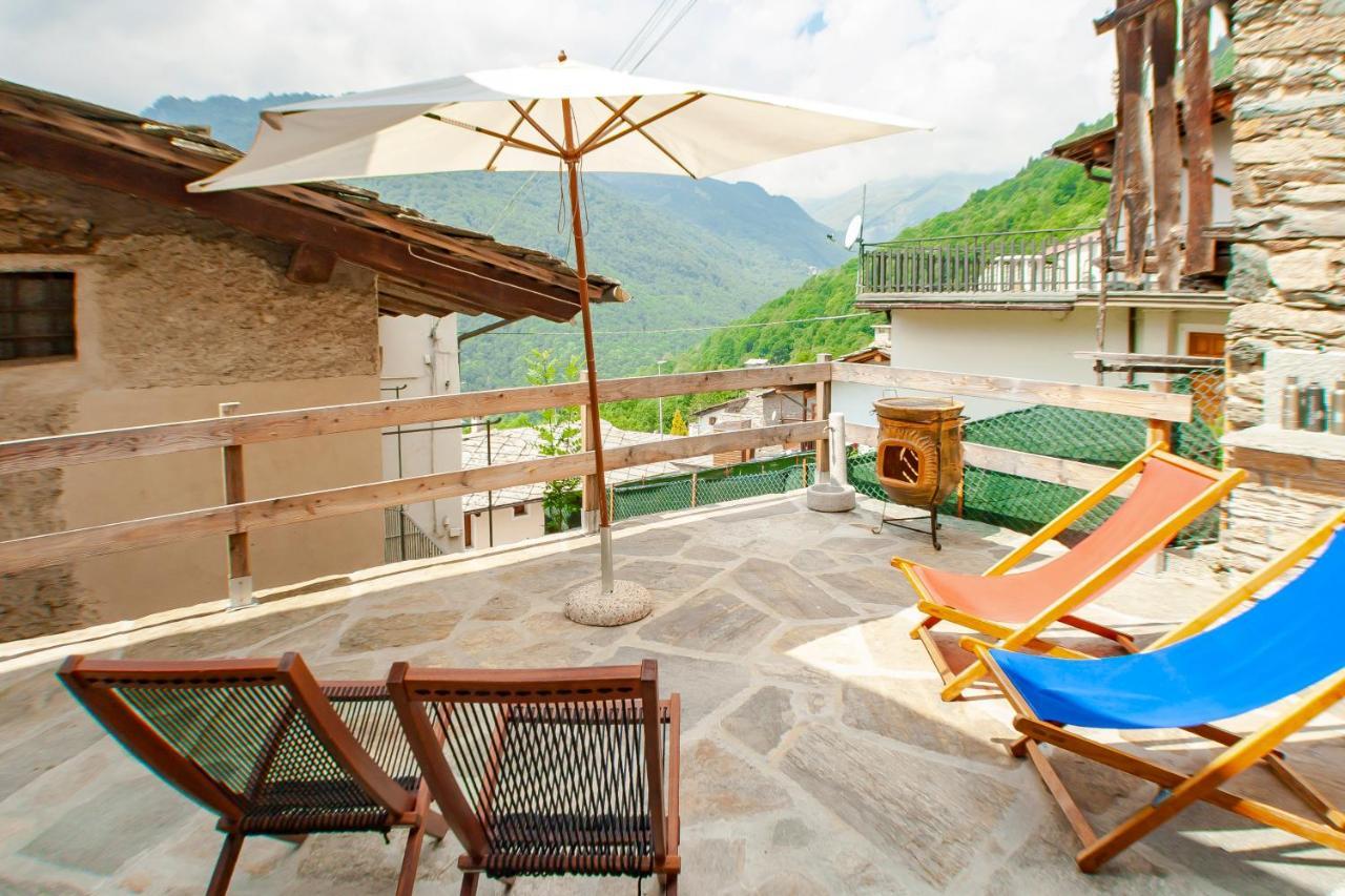 Allo Villo Lovely Apartment Ostana Exterior foto